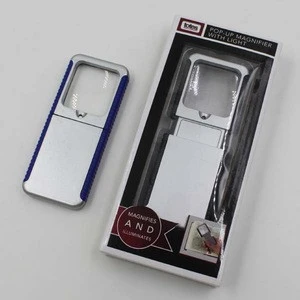 Telescopic Drawer Shaped Pocket LED Magnifier with Light