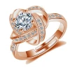 The Eternal Star Full zircon luxury adjustable ring for women