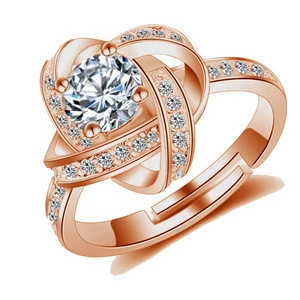 The Eternal Star Full zircon luxury adjustable ring for women