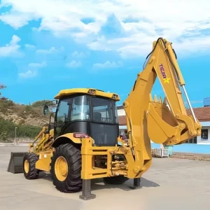 Tiejia Backhoe Excavator Loader 4x4 Mini Backhoe Loader