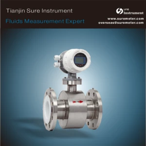 titanium/tantalum/hastelloy alloy flow meter with carbon steel material/stainless steel material