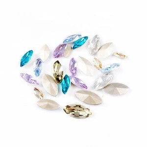Top Quality Shiny Glass Loose Gemstone, Jewelry Making Fancy Stone Wholesale