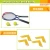 Import toy tennis racket set,kid badminton racket,plastic funny racket set from China