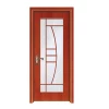 trendy style New PVC main timber flush glass door design wholesale