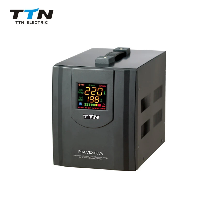 TTN PC-SVS2000VA Servo Motor AC Automatic Voltage Stabilizer/Regulator
