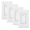 Tuya App Controlled Smart Home Automation Smart Light Wall Switch Tempered Glass Panel Touch Light Switch  Touch Switch