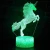 Import Unicorn Gift Kids Night Light for Christmas 3D Night Light Horse Gifts Led Illusion Lamps Birthday Gifts for Girls Home Decor from China