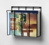 Unique Wall mounted metal wire magazine/book/newspaper holder rack
