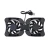 Import USB Laptop Cooling Pad Notebook Cooler Pad Laptop Double Fan Foldable Mini Notebook Cooler Fan from China