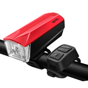 USB Rechargeable Bike Light Set 360 Lumens Horn spoke Bicycle Headlight Water Resistance LED Front bicycle light