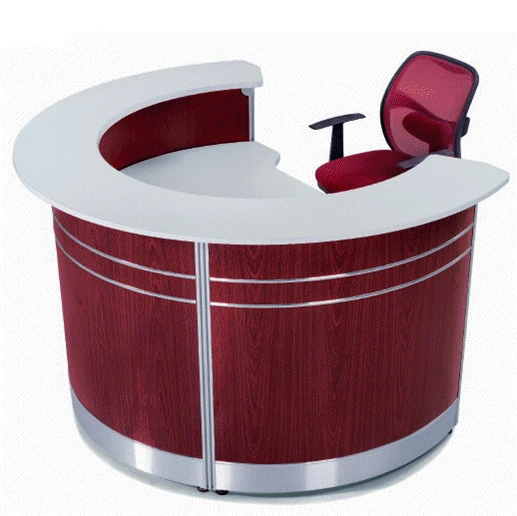 used beauty salon furniture, curved reception counter, salon front desk