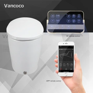 Vancoco VCC76 Manufacturers supply foot touching siphon jet smart toilet wc bidet