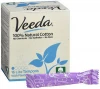 Veeda 100% Cotton BPA-Free Plastic Applicator Tampons Lite 16 ct