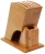 Import Ventilation Knife Holder Bamboo Kitchen Organizer Knife Block For Large Knives from China