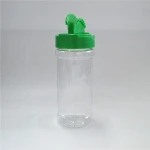 verified supplier 8oz empty custom pet plastic spice bottle shaker for packaging herb and spice