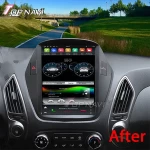 Vertical Tesla-style Auto GPS Navigator Radio Audio Player For Hyundai Tuscon IX35 2010 2015 Android 9.0 Wifi Car Radio Video