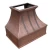 Import wall mounted copper hood vented kitchen hood from China
