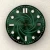 Import Watch parts dial 31mm Green luminous calendar window at 3 oclock Modified and assembled NH35/NH36 movement from China