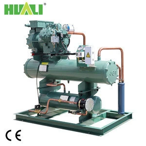 Water cooled condensing unit for cold room