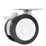 Weihang castors  4 inch swivel plate hospital bed caster wheels