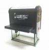 WES 37*76mm Stamp printer Self inking stamp with ink pad