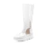 Import WETKISS Factory Put Your Own Logo Transparent PVC Boots Casual Ladies PVC BootsSpring Fashion Med-Calf Boots Women Shoes from China