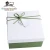 Import White Decorative Heaven and Earth Cover Type Cosmetic Packaging Box with Ribbons from China