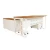 Import White High Gloss Table Iron Computer PC Desks Modern Office Furniture With Locking Drawers from China