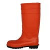 White oil&gas field anti-slip knee high safety boots