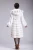 Import White rex rabbit fur coat with mink fur hood trim from China