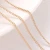 Import wholesale 18K gold plated brass chain for jewelry supplies from China