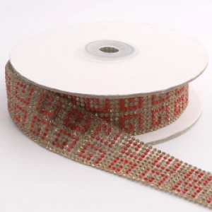Wholesale 2cm DIY Metal chain Trims Wedding Dress Tape Sewing Rhinestones Iron on Beaded Lace ribbon
