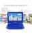 Import Wholesale 9 inch  Portable DVD Player Swivel Screen  3 Hours Rechargeable Battery blue  DVD Player factory price from China