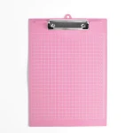 wholesale A4 size metal clip plastic clipboard