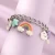 Import Wholesale Colorful Rainbow Bracelet Clouds Butterfly Stars Jewelry Charm Bracelet Girls Charm Bracelet from China