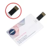 Wholesale Custom Logo Metal Business Credit Card USB 3.0 4GB 8GB 16GB USB Flash Drive 8GB Blank Usb Card 32 gb