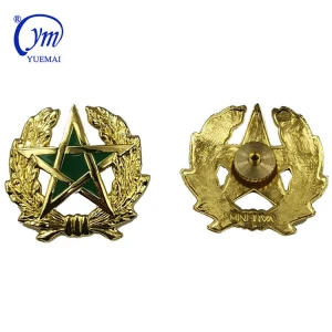 Wholesale Customize 3D Zinc Alloy Emblem Army Military Metal Badge For Clothes