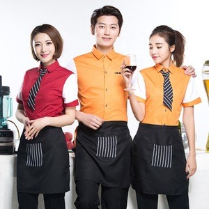 wholesale customized high quality  japanese hotel restaurant bar  uniform for waiter