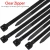 Import Wholesale eco-friendly 500Pcs/bag Cable Tie Nylon Multi-purpose Cable Tie Strap Black Cable Tie from China