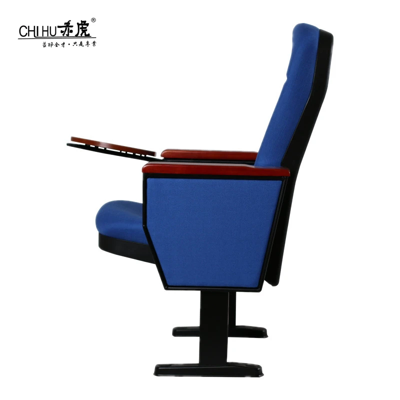 Wholesale Foshan folding cinema seating school meeting room chair college study chairs auditorium chair with writing pad
