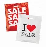 Wholesale Heat Seal Custom Printing Shopping Plastic Bags With Own Logo Shopping Bag for Clothes Shoes