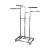 Import Wholesale High Quality Movable Hanging Garment rack And Clothing Display Rack from China