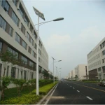 Wholesale High Quality Outdoor Litium Battery 25W 50W LED Lamp Solar Energy Steel Highway Bridge School Square Street Light Pole