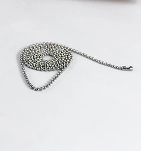 Wholesale High Quality Stainless Steel Round Bead ball Chain