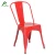 Wholesale Low Price Industrial Vintage Metal Armchair Bistro Restaurant Stackable Metal Chair