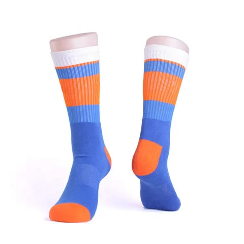 Wholesale Mens Athletic Crew Socks Plain Bulk Basketball Socks for Running and Training