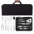 Import Wholesale outdoor portable 5pcs stainless steel bbq tools set / BBQ Grill Accessories Tool Set With case bag from China