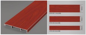 wholesale price high quality wood coating surface aluminum profile curtain wall system for glass framing curtain
