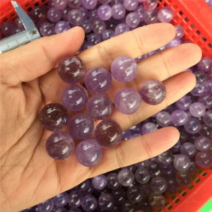 Wholesale Small Size Natural Purple Crystal Ball Amethyst Crystal Stone Spheres