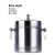 Import Wholesale stainless steel double wall light up party ice bucket from China